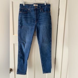 Madewell denim high rise skinny jeans